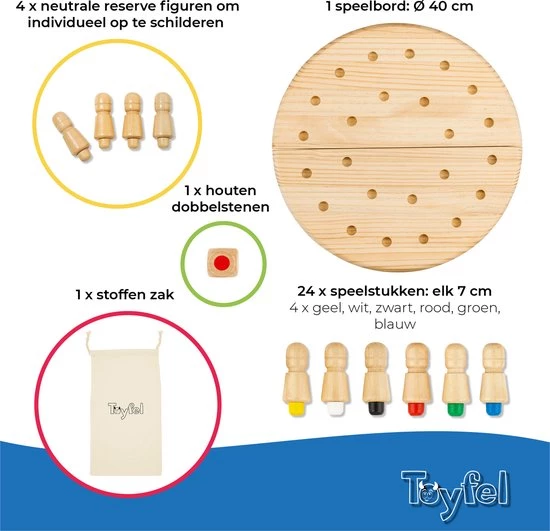 Toyfel Magnus – Houten Memory Schaakspel Met Tas 40 Cm – Memory Chess Montessori Educatief Speelgoed Voor Kinderen Spel Voor Logica & Coördinatie - Afbeelding 7
