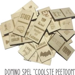 Stars 4 You Domino Spel Coolste Peetoom | Cadeau | Coolste Peetoom | De Liefste Ben Jij | Peter Vragen | Peter Worden | Peetoom Vragen | Peetoom Worden | Origineel Cadeau