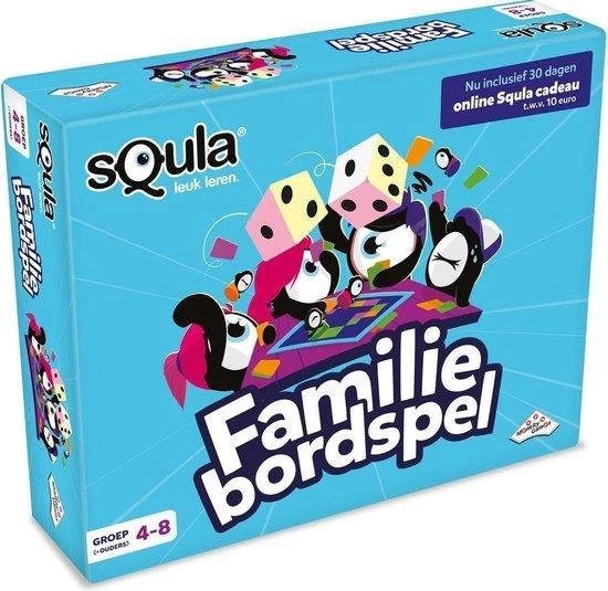 Merkloos Squla Familiebordspel - Voor Groep 4-8 + Ouders