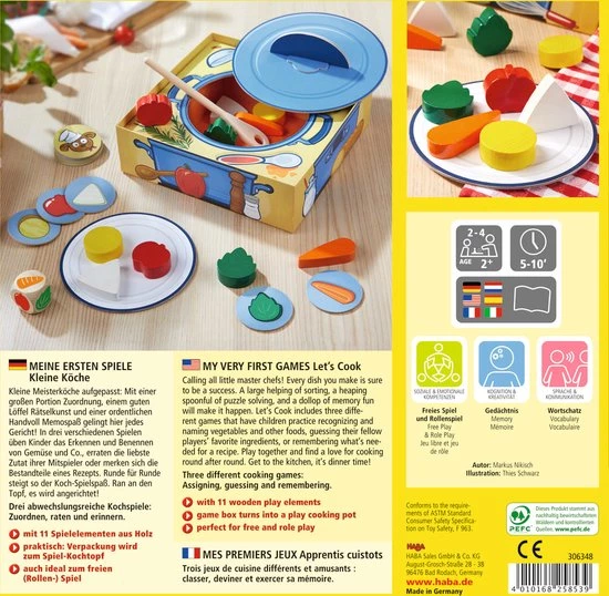 Haba Speelset Kleine Koks Junior Hout 25-delig (du) - Afbeelding 5