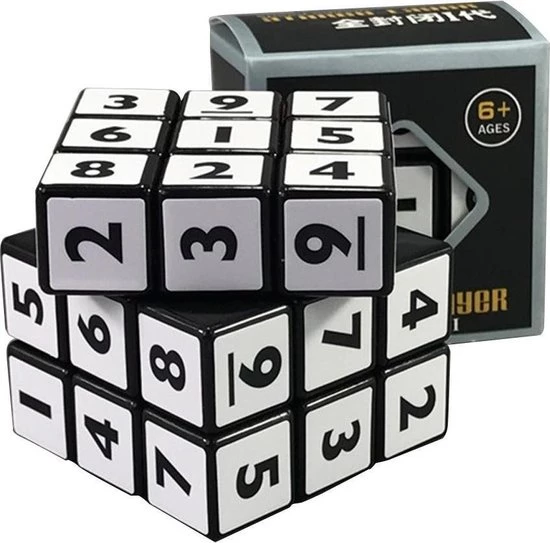 Merkloos PUZZEL BREINBREKER CIJFERS 5,7 X 5,7 X 5,7 CM Met Cijfers 1 T/m 9 - Afbeelding 4