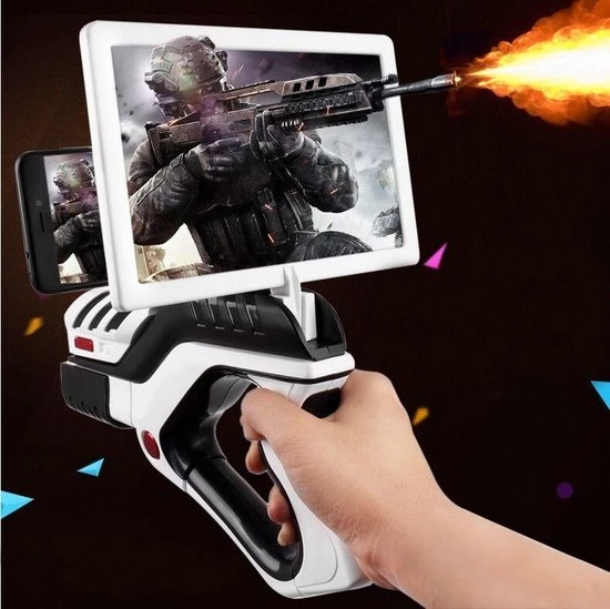 Merkloos AR Handle AR Gun 4D Draadloos Live Action Shooting Game Met 4D Vergrootscherm