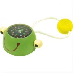 Merkloos Kompas Kikker Groen Houten Kompas Voor Kinderen