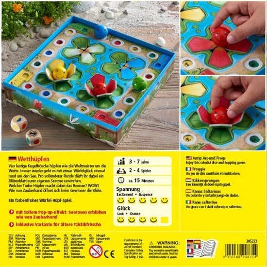 Haba Kinderspel Kikkersprongen (du) - Afbeelding 2