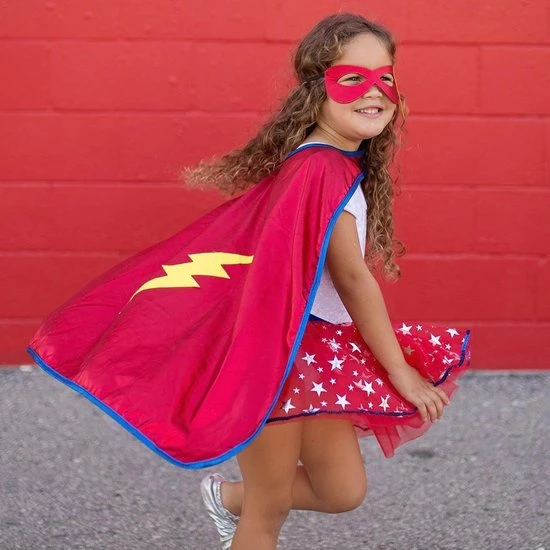 Great Pretenders Superhero Tutu/Cape/Mask / 4-7 Years - Afbeelding 5
