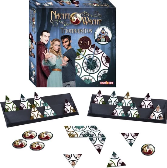 Nachtwacht Spel - Triomonstros - 2 In 1 Spel / 2 Tot 4 Spelers - Afbeelding 3