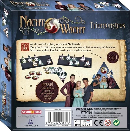 Nachtwacht Spel - Triomonstros - 2 In 1 Spel / 2 Tot 4 Spelers - Afbeelding 4
