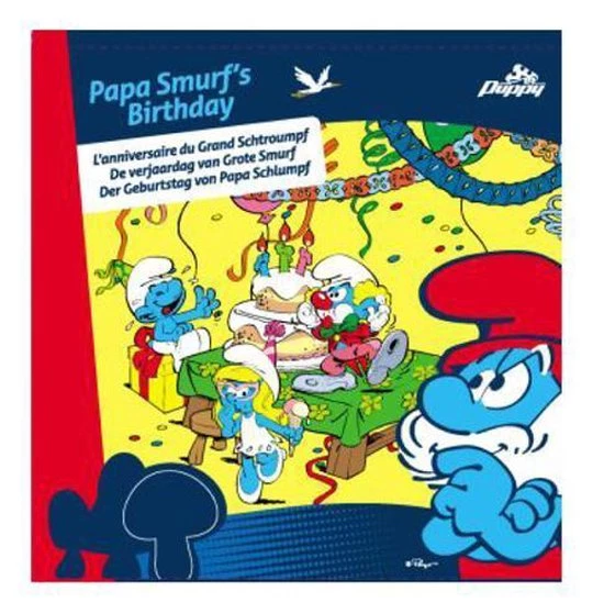 Puppy De Verjaardag Van Grote Smurf Bordspel - Afbeelding 3