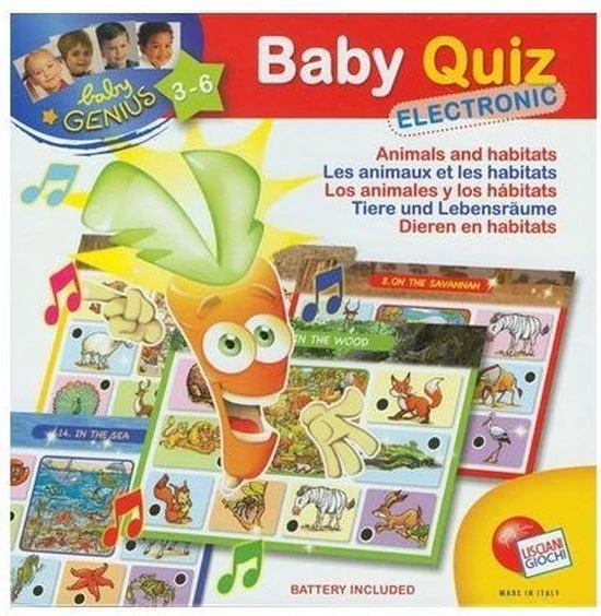 Liscianigiochi Baby Genius Baby Quiz - Afbeelding 2