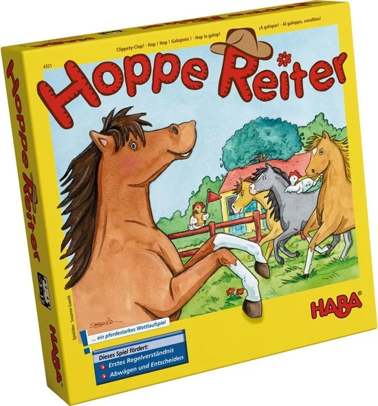 Haba Speelgoed | Wooden Toys - !!! Spiel - Clippety-Clop! (Duits) = Frans 5445 - Nede