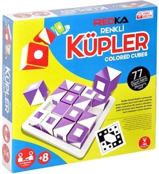 Redka Colored Cubes - Logica En Strategiespel - Bordspel - 4 Personen (q Bitz, Magic Cube)