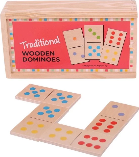 Bigjigs Toys - Traditionele Houten Dominostenen