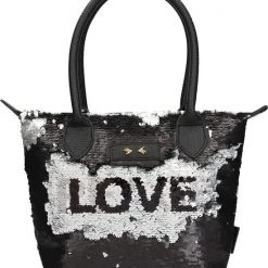 Depesche Trend Love Handtas, Met Strijkpailletten