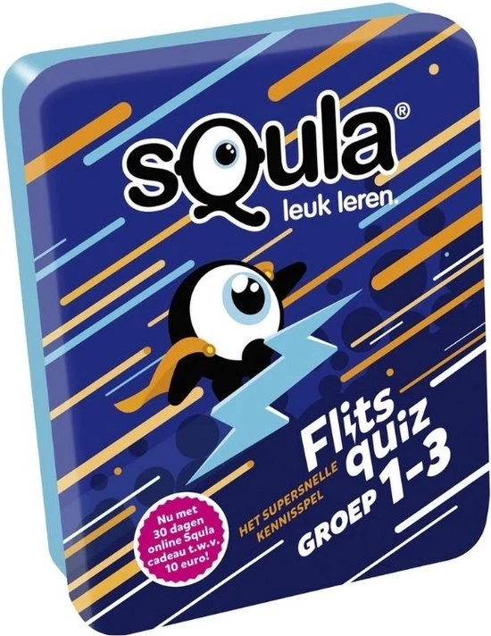 Spellenbundel - Squla - 2 Stuks - Flitsquiz Groep 1 2 3 - Spelling Kaartspel (Groep 3&4) - Afbeelding 2