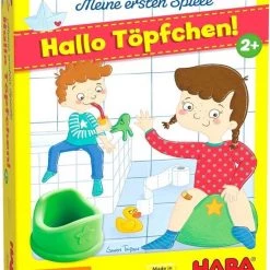 Haba Leerspel Op Het Potje Junior Karton/siliconen 7-delig (de)