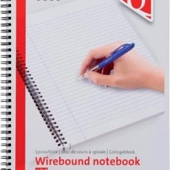 Spiraalblok Quantore A4 Gelinieerd Met Zijspiraal - Per Stuk