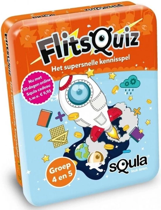 Spellenbundel - Squla - 2 Stuks - Flitsquiz Groep 4&5 En Spelling (groep 3&4) - Afbeelding 5