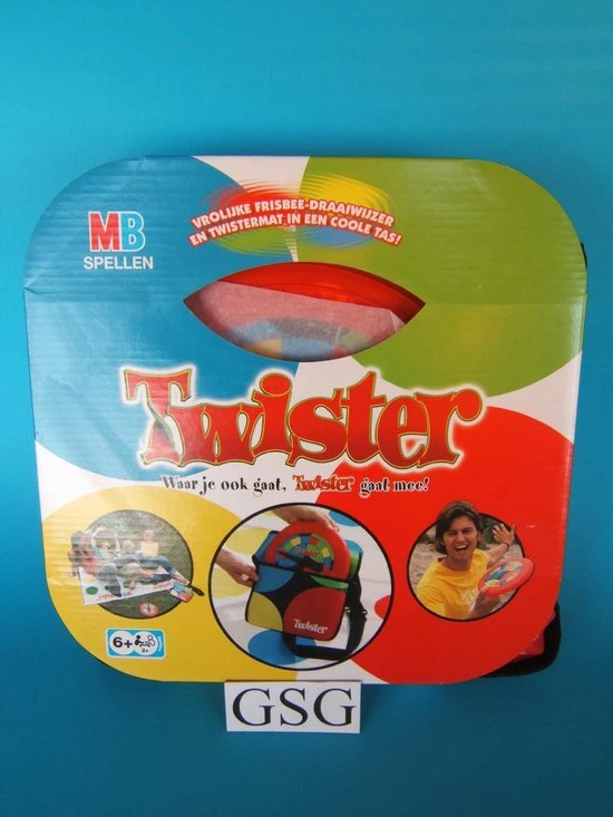 Mb Spellen Party Twister Met Frisbee