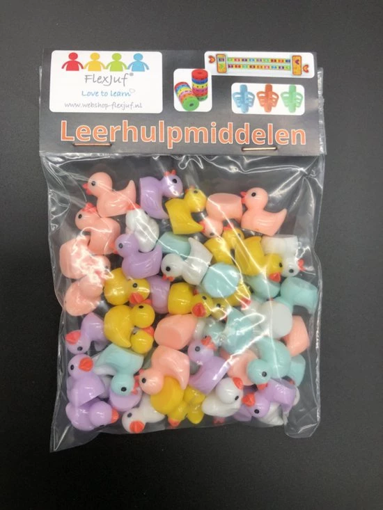 Flexjuf Counters: Eendjes (50 St.) - Afbeelding 3