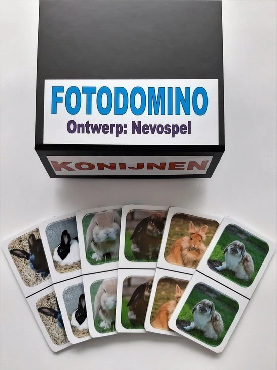 Nevospel Denkspel Voor Mensen Met Dementie FotoDomino Konijnen