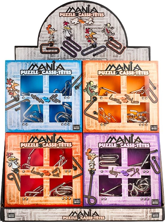 Eureka Breinbreker Set Mania - Oranje - 4 Breinbrekers - Afbeelding 3