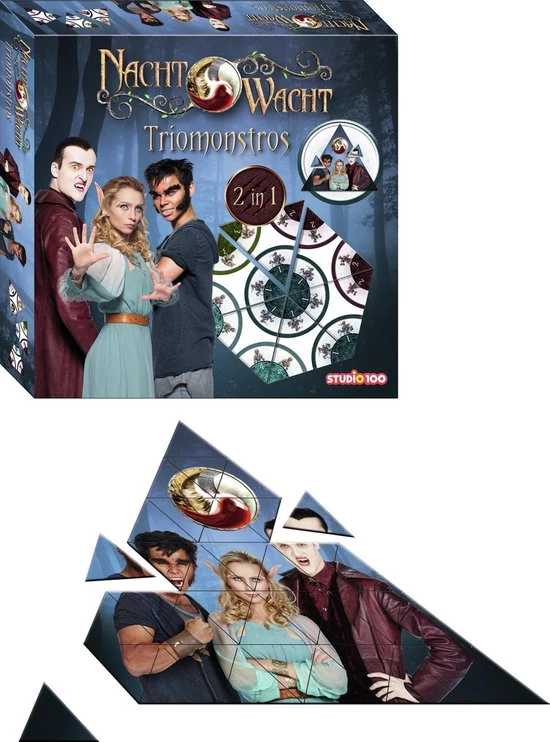 Nachtwacht Spel - Triomonstros - 2 In 1 Spel / 2 Tot 4 Spelers - Afbeelding 5