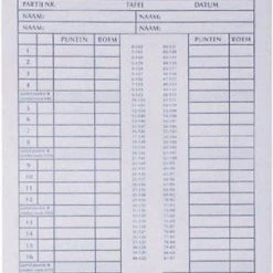 Merkloos Haza - Klaverjasblok - Scoreblok Voor Klaverjassen