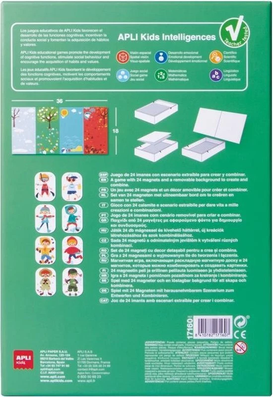 Apli Kids Seizoenen Magneetspel - Afbeelding 3