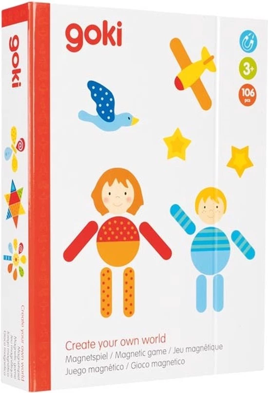 Goki Magnet Game Create Your World - Afbeelding 2
