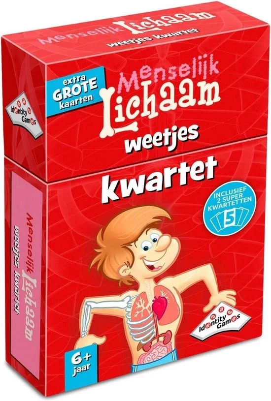 Merkloos Spellenbundel - Kwartet - 3 Stuks - Wildlife Kwartet & Menselijk Lichaam Kwartet & Sport Weetjes Kwartet - Afbeelding 6