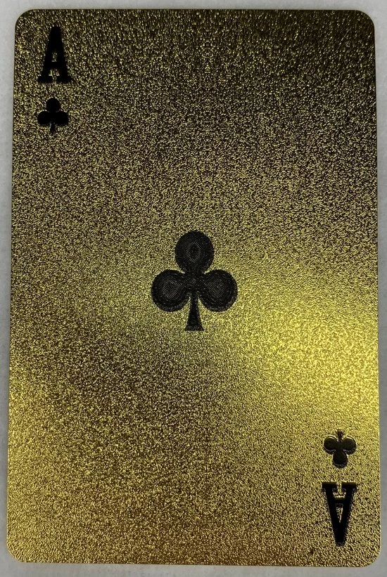 Merkloos Speelkaarten Goud Luxe Uitgave Pokerkaarten 100 Dollar Biljet Teken Deluxe Spatwaterdicht - Afbeelding 10