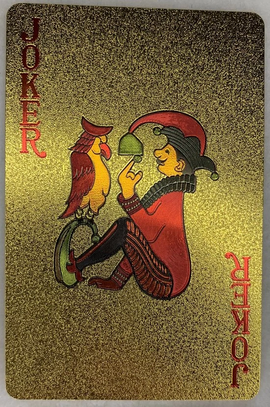 Merkloos Speelkaarten Goud Luxe Uitgave Pokerkaarten 100 Dollar Biljet Teken Deluxe Spatwaterdicht - Afbeelding 5