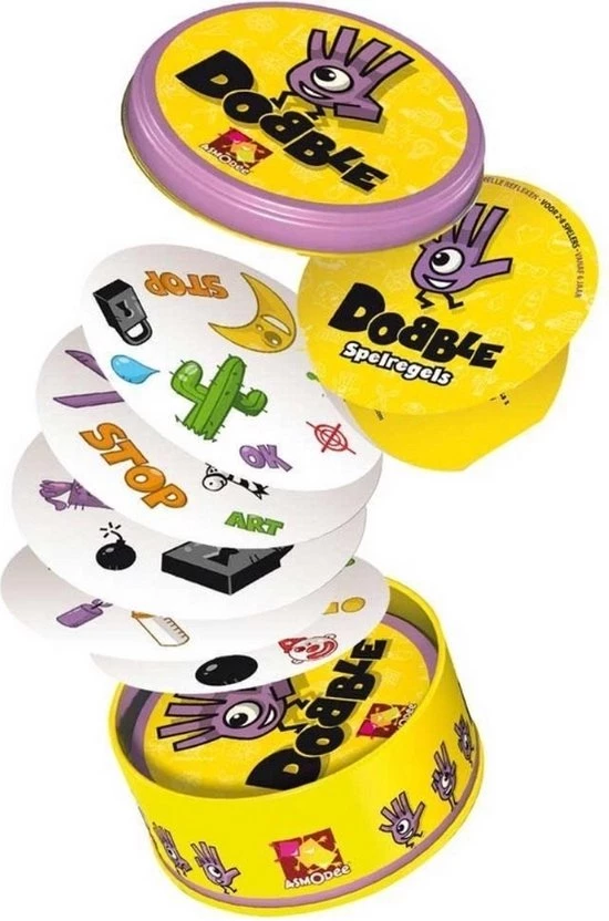 Hasbro Spellenbundel - 3 Stuks - Wie Is Het & Dobble Classic & Halli Galli - Afbeelding 7